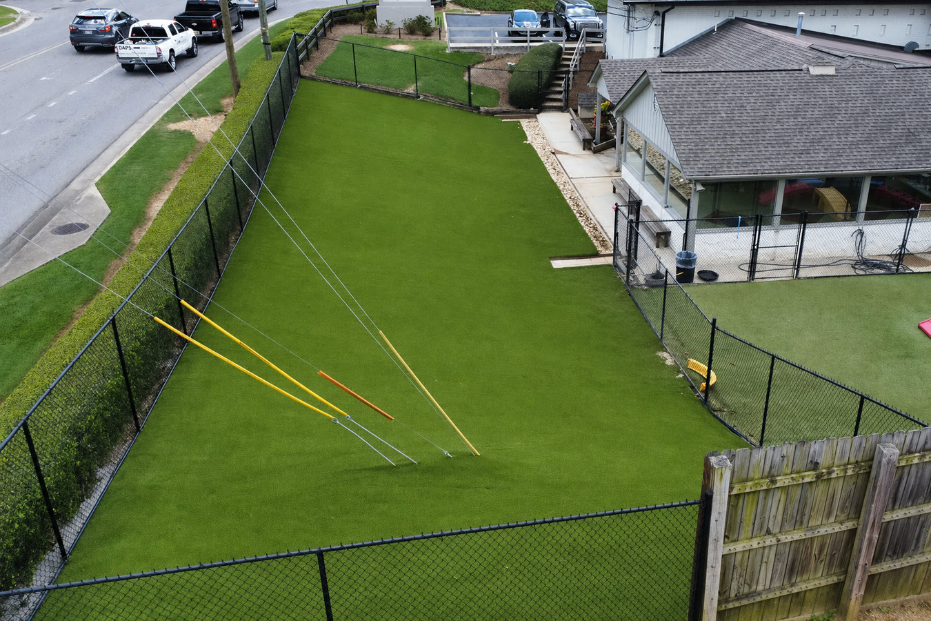 Commercial turf installation in San Pablo, CA